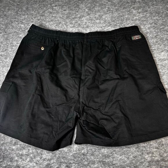 Creekwood Mens 4X Shorts Black Cargo Elastic Waist and Zipper Never worn NWOT - Picture 10 of 11